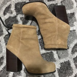 Jeffrey Campbell rumble bootie tan suede